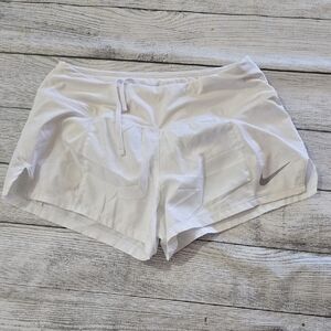 Nike Women's Athletic White Shorts
